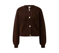 Women's cable knit cardigan QS Marron XL