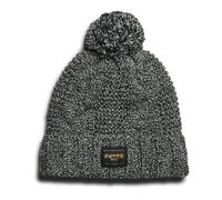 Women's cable knit hat Superdry Noir TU