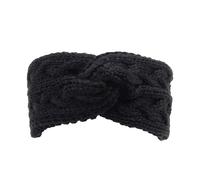 Women's Cable Knit Headband - Black / ONE