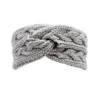 Women's Cable Knit Headband - Dove Grey / ONE