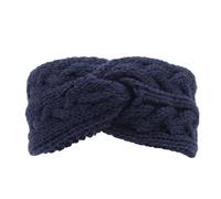 Women's Cable Knit Headband - Navy / ONE