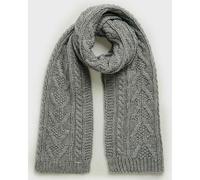 Superdry Cable Lux Scarf Grey Woman