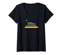 Women's Cajun Republic V-Neck T-Shirt