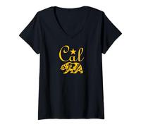 Women's Cal Mono Y V-Neck T-Shirt