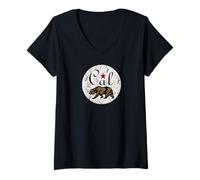 Women's Cal Original Roundel V-Neck T-Shirt
