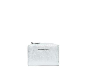 Women's Calfskin Wallet Mandarina Duck Argenté 8x12x2 cm