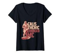 Women's Calisthenics V-Neck T-Shirt