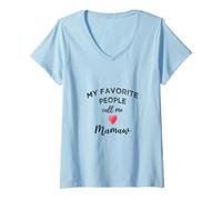 Womens Call Me Mamaw Southern Appalachian Grandma Nickname Family V-Neck T-Shirt