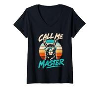 Women's Call me Master 2026 V-Neck T-Shirt