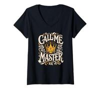 Women's Call me Master 2026 V-Neck T-Shirt
