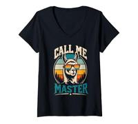 Women's Call me Master 2026 V-Neck T-Shirt
