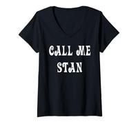 Women's Call Me Stan V-Neck T-Shirt