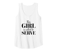 Womens Called to Serve LDS Sister Missionary Quote Tank Top