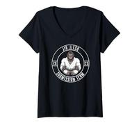 Women's Calm Mixed Martial Arts Judo and Jiu Jitsu Gorilla V-Neck T-Shirt