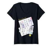 Women's Camino de Santiago de Compostela Way of St. James Pilgrim V-Neck T-Shirt