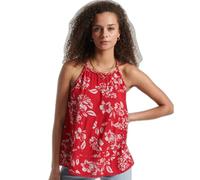 Superdry Vintage Beach Sleeveless T-shirt Red S Woman