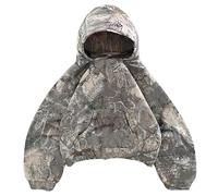 Womens Camo Hoodie Y2k Oversized Leopard Print Hoodie Vintage Long Sleeve Sweatshirts Pullover Jackets Streetwear, Camo2, Medium