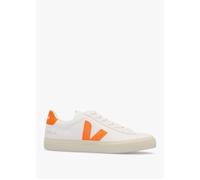 Women's Campo Chromefree Leather Extra White Fury Trainers - Orange Fabric / 36