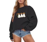 Women's Canadian Maple Leaf Print Round Neck Long Sleeve Casual Winter Fleece Jacket Women, darkgray, XL