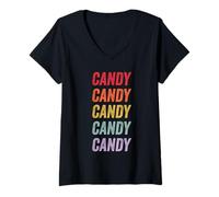Women's Candy V-Neck T-Shirt