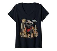Women's Cane Corso Cowboy Cane Corso Owner Dog Trainer Cane Corso V-Neck T-Shirt
