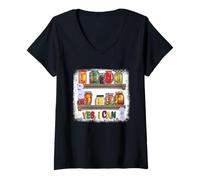 Womens Canning Season Yes I m Can Jar Pickling Preserving Canner V-Neck T-Shirt