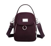 Women's Canvas Atmosphere Mom Bag Crossbody Fabric Multi-Compartment Shoulder Bag Hiking Backpacks Men, coffee, A