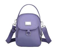 Women's Canvas Atmosphere Mom Bag Crossbody Fabric Multi-Compartment Shoulder Bag Hiking Backpacks Men, purple, A