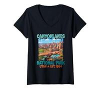 Women's Canyonlands National Park V-Neck T-Shirt
