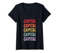 Women's Capital V-Neck T-Shirt
