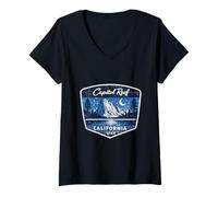 Women's Capitol Reef National Park Utah California Mountain Camping V-Neck T-Shirt