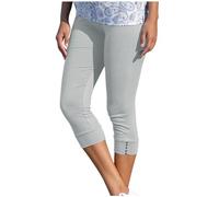 Womens Capri Trousers Summer Trousers for Women UK Linen 3/4 Lightning Deals of The Day Prime Holiday Essentials for Family Womens Coats Sale Clearance Leggings Size 22 Grey