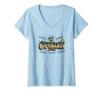 Women's Capricorn Zodiac Astrology Lover Ambitious Personality V-Neck T-Shirt