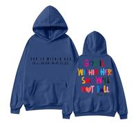 Women's Cardigan 48 In 2024 The Lady Sweatshirt With The Inscription "In God" Will Be Available. The Hoodie "God is in Her Heart and She Will Not Nicki Ladies With Zip, darkblue, S
