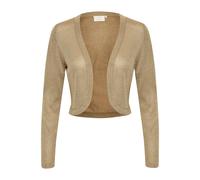 Kaffe Women's Bolero Festive Shoulder Jacket Long Sleeves Shrugs, Ermine, XS
