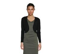 KAFFE Bolero Astrid Women's Elegant Long-Sleeved Cardigan Bolero Jacket, Black Deep, XL