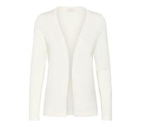 Kaffe Women's Basic Cardigan with Long Sleeves Button Up Front Sweater, Cream, L