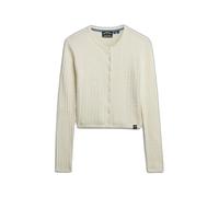 Women's cardigan Superdry Essential Blanc L
