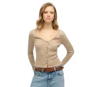 Women's cardigan Superdry Essential Gris S