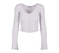Women's cardigan Urban Classics cropped rib(GT) Violet 5XL