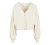 Women's cardigan Urban Classics organic oversized short terry Blanc L