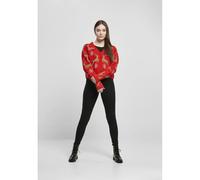 Urban Classics Oversized Christmas Sweater Red S Women