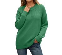 Women'S Cardigans,Winter Knitted Pullover Sweater Soft Cozy Warm Long Sleeve Round Neck Elegant Casual Blouse Loose Fit Comfortable Daily Wear Fall Fashion