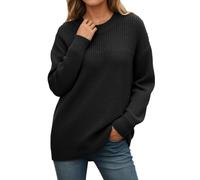 Women'S Cardigans,Winter Knitted Pullover Sweater Soft Cozy Warm Long Sleeve Round Neck Elegant Casual Blouse Loose Fit Comfortable Daily Wear Fall Fashion