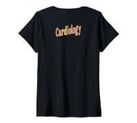 Womens Cardiology Nurse Team Medical Physician Cardiologist V-Neck T-Shirt