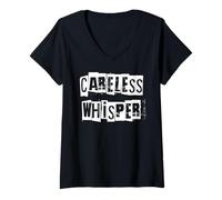Women's Careless Whisper V-Neck T-Shirt