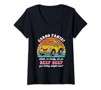 Womens Cargo Pants? Uhhhh, No Buddy, Car Go Beep Beep Alright Man? V-Neck T-Shirt