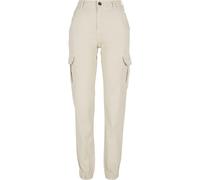 Women's cargo pants Urban Classics high waist (large sizes) Blanc 33