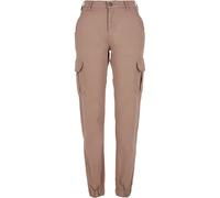 Women's cargo pants Urban Classics high waist (large sizes) Rose 32