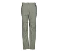 CMP - Women's 4-Way Stretch Zip Off Pant - Zip-off trousers size 40, olive/grey